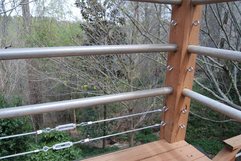 DIY Cable Deck Railing
